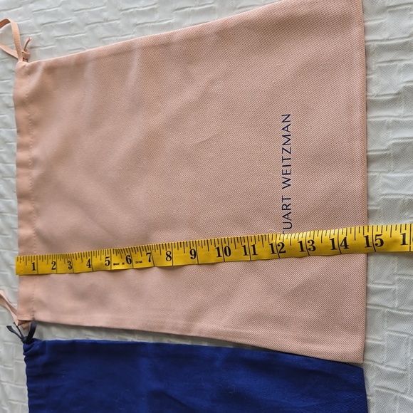 Stuart Weitzman Blue and Peach Dust Bags - Picture 6 of 7